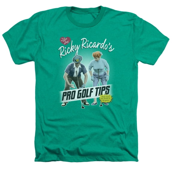 I Love Lucy - Pro Golf Tips - Heather Short Sleeve Shirt - XX-Large