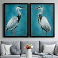 thumbnail image 5 of 2 Piece Set Great Blue Heron I Premium Framed Canvas - Ready to Hang - 26.5 x 36.5 Each - Silver Frame, 5 of 8