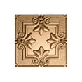 thumbnail image 1 of Fasade Easy Installation Regalia Polished Copper Glue Up Ceiling Tile/ Ceiling Panel (12" X 12" Sample), 1 of 1