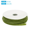 thumbnail image 2 of Uxcell Velvet Ribbon Wrapping 3/8" x 50 Yard Army Green Single Face Craft Velvet, 2 of 5