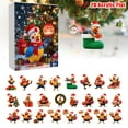 thumbnail image 6 of Chicken Advent Calendar 2025, Hanging Decorations for Xmas Tree, 24 Days ChristmasCountdown Toys with 24PC Acrylic Chicken Ornaments Christmas Advent Calendar with 24PC Christmas Ornaments B, 6 of 9