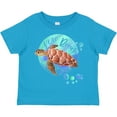 thumbnail image 3 of Inktastic Vero Beach, Florida Swimming Sea Turtle with Bubbles Boys or Girls Toddler T-Shirt, 3 of 5