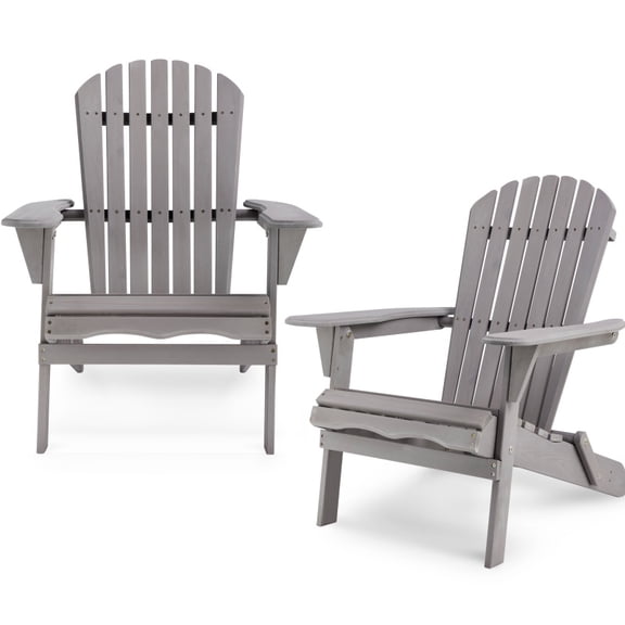 Wood Lounge Patio Chair For Garden Outdoor Wooden Folding Adirondack Chair Set Of 2 Solid Cedar Wood Lounge Patio Chair For Garden, Lawn, Backyard,