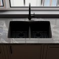 thumbnail image 5 of Novatto NKF-H14MB-D Dual Action Single Lever Pull-down Kitchen Faucet w/ Deck Plate, Matte Black, 5 of 7