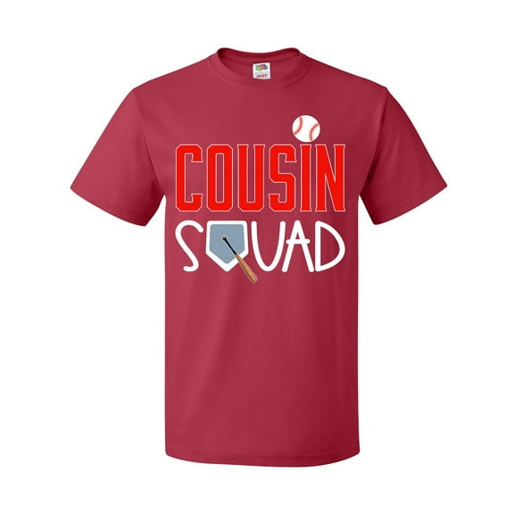 Inktastic Cousin Squad Baseball and Bat T-Shirt