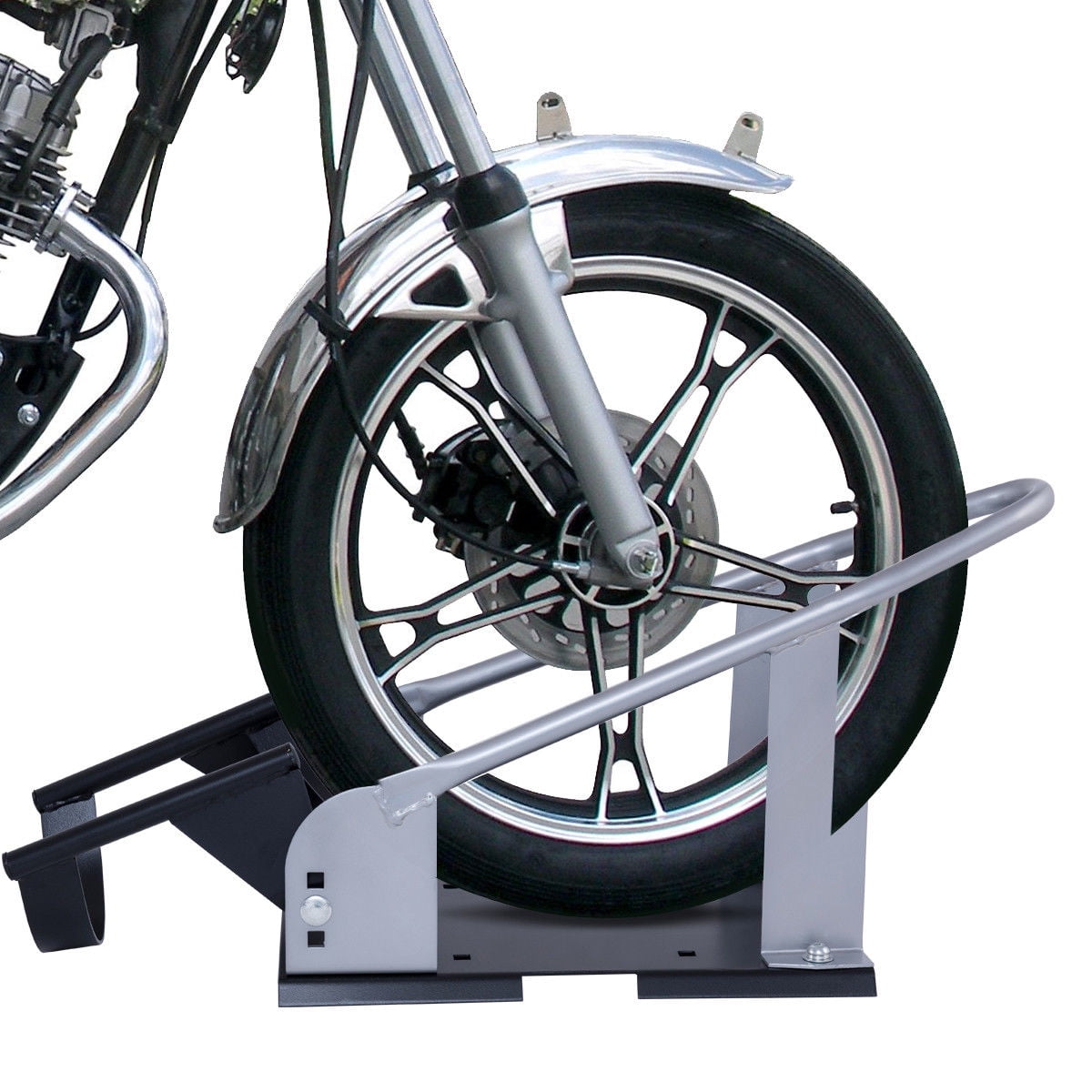 Motorcycle Wheel Chock Transport stand For Cruiser bike 17"-21" wheels