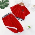 thumbnail image 6 of FLMEI Toddler Kids Baby Girls Short Sleeved Outfit Set Summer Fashion Cute Pullover Print Casual T Shirt + Shorts Set Sizes 1-10 Years, 6 of 8