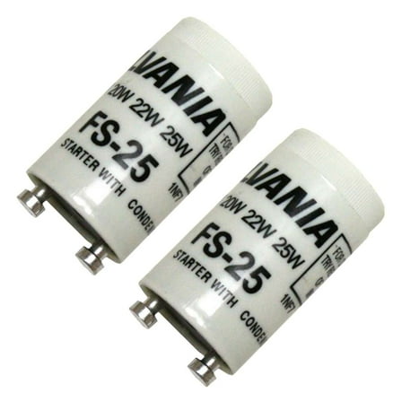 Osram Sylvania 42511 FS-25 Ballast Starter, Black - Pack of 2