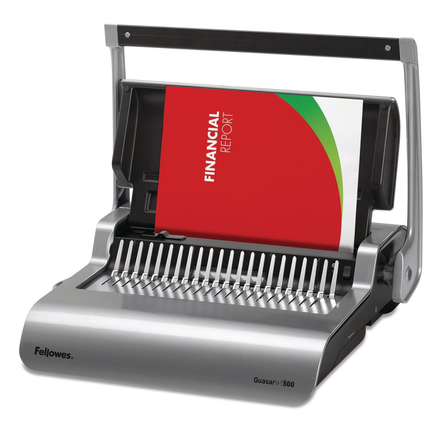 Quasar™+ 500 Manual Comb Binding Machine w/Starter Kit