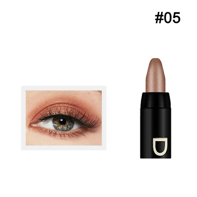 Waterproof Glitter Eyeshadow Stick, Long-lasting Rotating Eye Makeup Crayon, Shimmer Cream Shadow for Daily Wear & Compact Design, Multi-Color Options