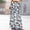 Style4-White pants for women, variant on Palazzo Pants for Women Casual Baggy Boho Floral Print Wide Leg Pants Summer Trendy Lounge Pants Drawstring Elastic High Waist Oversized Hawaiian Vacation Trousers Pants White XL