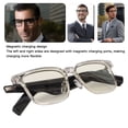 thumbnail image 3 of Lunettes Intelligentes, Lunettes Audio Étanches IPX4 Bluetooth5.3 avec Blocage de Lumière Bleue et Double Haut-Parleurs, Lunettes Électriques à Commande Tactile pour Réunions, Conduite, Jeux, 3 of 7