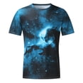 thumbnail image 5 of Leesechin Mens Fitted T Shirts Cool Graphic Tee for Men Digital Print, 5 of 7