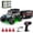 Black, variant on 1:64 Scale Mini RC Crawler Truck with Trailer, Full Proportional Remote Control Off-Road Car with LED Light, 4WD Rock Crawler Toy Vehicle with Accessories, Kids Hobby Model Car Gift