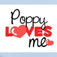 thumbnail image 2 of CafePress - Poppy Love Me (Red) Infant Bodysuit - Baby Light Bodysuit, Size Newborn - 24 Months, 2 of 4