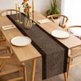 thumbnail image 3 of Table Runner 90 Inches Long for Kitchen Dining, Brown Zebras Striped Dresser Scarf Farmhouse, Dining Table Decorations for Wedding/Parties, Vintage Animal Skin Print 13 x 90 In, 3 of 8