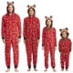 thumbnail image 3 of Christmas Family Matching One-piece Pajamas Jumpsuit Father-Son Mother-Daughter Romper Hooded Family Looking Outfits, 3 of 5
