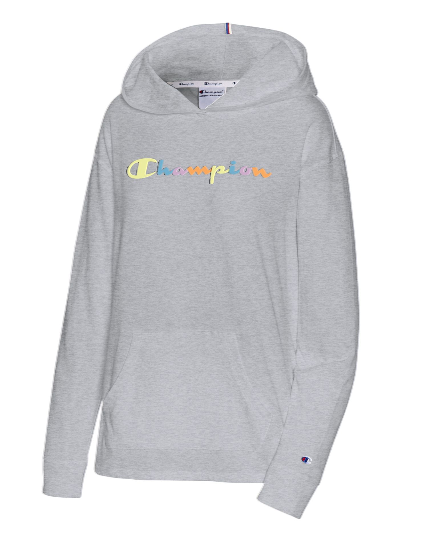 champion womens grey hoodie