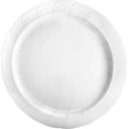 thumbnail image 2 of 10.25 Inch White Pearl Round Dinner Plate – Elegant Disposable Plastic Dinner Plate for Weddings, Parties, Catering, and Buffets Durable & Reusable Tableware Food-Safe BPA-Free Design (180), 2 of 3