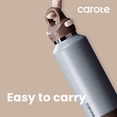 thumbnail image 5 of CAROTE 2-Pack 20 oz Insulated Stainless Steel Water Bottles with One-Click Leak-Proof Lids, Carry Loops and Removable Silicone Boots, Dishwasher Safe, 5 of 6