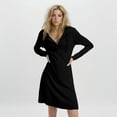 thumbnail image 4 of Plus Size Long Sleeve Hooded Zipper Sweatshirt Dress For Women Loose Fit Casual Midi Tunic Long Formal Dresses for Petite Women Junior Party Dresses plus Size Women Dress Clothes plus Size for Women, 4 of 5