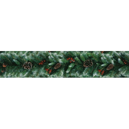 - Country Brook Design | 7/8 Inch Garland Grosgrain Ribbon Closeout, 5 Yards
