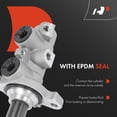 thumbnail image 3 of A-Premium Brake Master Cylinder Compatible with Nissan Vehicles - Versa 2010-2011 L4 1.6L - Replaces# D6010-EL01A, D6010-EL01B, 3 of 8