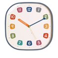 thumbnail image 1 of Square Silent Wall Clock Home Living Room Clock Simple and Fashionable Clock Bedroom Quartz Wall Clock, Suitable For Living Room, Study, Bedroom., 1 of 6