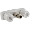 thumbnail image 2 of Phoenix Robinet PF213248 Utilisé pour Douche Extérieure; Robinet de Remplacement à Double Poignée pour Unité de Pulvérisation D&W Inc; 2 Boutons; Blanc, 2 of 4