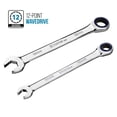 thumbnail image 6 of capri tools 15 mm ratcheting wrench, true 100-tooth, 3.6-degree swing arc, 6 of 6