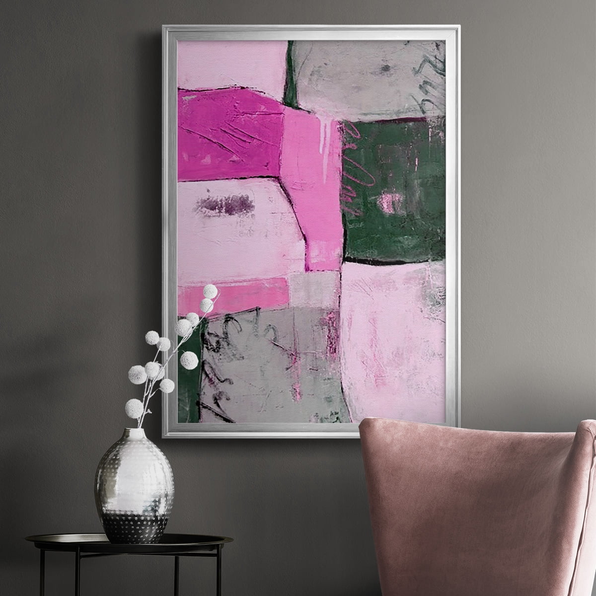 Party Mixer II Premium Framed Print, in Gold, Black, or Silver - Ready to Hang