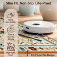 thumbnail image 6 of Design&I 2'x3' Washable Doormat Retro Mid Folk Bird Southwestern Motif Funky Century Orange Eclectic for Entryway, Indoor, Ultra-Thin & Non-Slip Skid-Resistant, 6 of 7