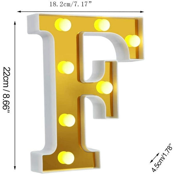 Idée cadeau anniversaire guirlande led chiffres lettres - Cadeaux