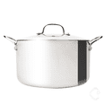 thumbnail image 2 of CoreClad 8-Quart Tri-Ply Stainless Steel Stock Pot, Induction Ready, 2 of 11