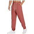 thumbnail image 2 of WEAIXIMIUNG Mens Plaid Pj Pants Male Retro Japanese Sports Leg Cinching Small Toe Closure Drawstring Casual Sweatpants, 2 of 4