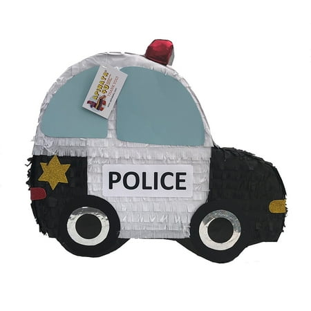Police Car Lamp - APINATA4U 2-D Flat Police Car Pinata