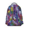 thumbnail image 3 of Floral and Skull Print School Backpack - Stylish Waterproof Bookbag for College, 3 of 5