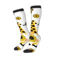 thumbnail image 2 of Fotbe Sunflower Gnome print Women's Men's Novelty Crew Socks Cotton Socks Knee High Socks for Walking,Running,Nurses,Pregnancy, 2 of 8