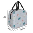 thumbnail image 2 of Pofeuu Turtles And Shells Print Lunch Bag Lunch Box Large Capacity Insulated Lunch Bag for Adult, Leakproof Reusable Lunch Tote Bags for Work, 2 of 5