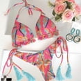 thumbnail image 2 of LYXSSBYX Swimsuits for Women Two Piece Women Bandeau Bandage Bikini Set Push-up Brazilian Swimwear Beachwear Swimsuit, 2 of 5