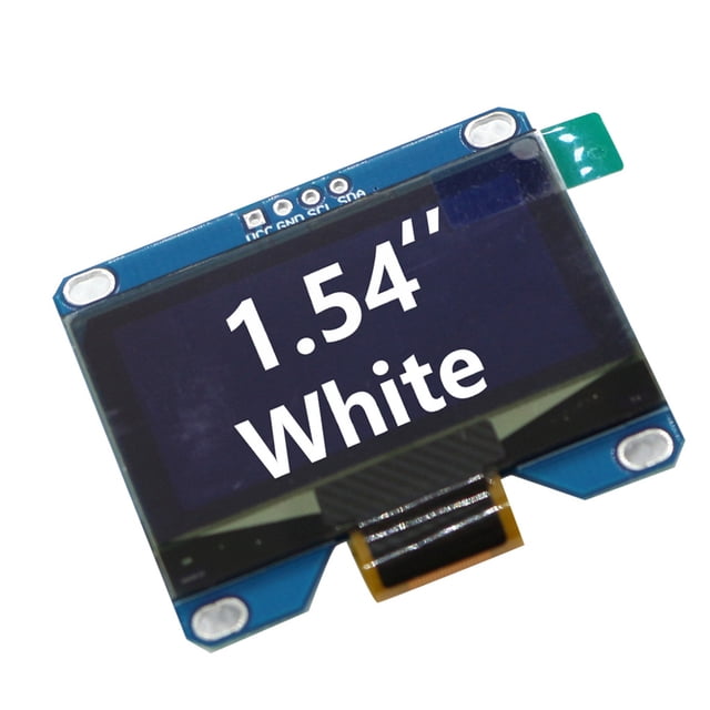 Pantalla LCD Módulo OLED Sidaley Instalación práctica alta definición Electrónica Blanco 4 pines