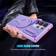 thumbnail image 5 of Allytechgroup Magnetic For Samsung Galaxy S23 Ultra Case with Ring, [1x Screen Protector] [Slide Camera Cover] Military Grade Drop Protection Back Cover For Samsung Galaxy S23 Ultra, Purple, 5 of 10