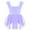 Purple, variant on iiniim Kids Girls Sleeveless Lyrical Ballet Dress Leotard Tutu Skirt Ballerina Performance Dancewear Pink 6
