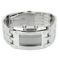 thumbnail image 3 of Men's LED Watch, Men's Watch Button Operation Waterproof Binary Time Mode Display  For Father For Party Men's Silver, 3 of 8