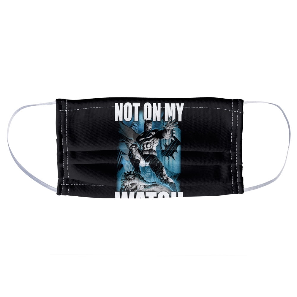 Batman Not on My Watch 1-Ply Reusable Face Mask Covering, Unisex
