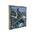 thumbnail image 4 of Stupell Industries Cat & Dog Sleeping Animals & Insects Painting Gray Floater Framed Canvas Art Print Wall Art, 25 x 25, 4 of 10