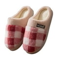 thumbnail image 3 of Gaexia Women Slippers for Home, Lined Slippers for Indoor Outdoor Comfort Sole Cozy Warm Winter Slide Shoes With Thick Soft Cushioned Footbed and Durable Heel Support Design,Funny Slippers, 3 of 5