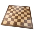 thumbnail image 1 of Madison Extra Thick Chess Board with Inlaid Walnut and Maple Wood, Large 16 x 16 Inch, Board Only, 1 of 1