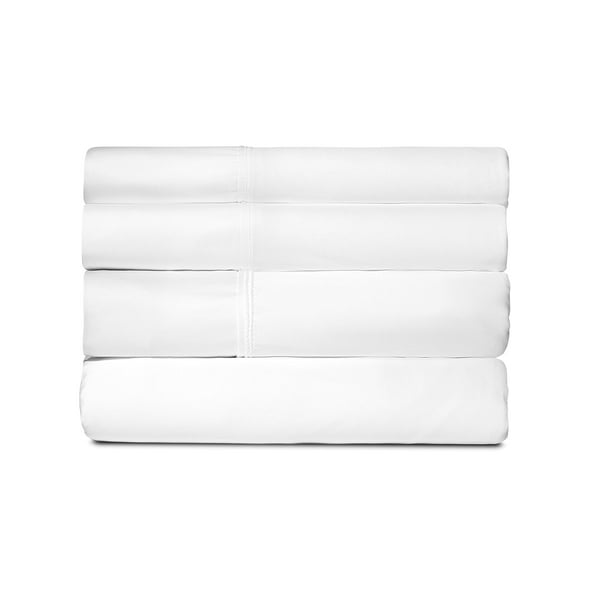 Juego de sábanas SHEEX Active Comfort Cooling Queen de color blanco brillante