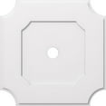 thumbnail image 1 of Ekena Millwork CMP28LE-03000 28 in. OD x 3 in. ID Square Locke Architectural Grade PVC Contemporary Ceiling Medallion, 1 of 3